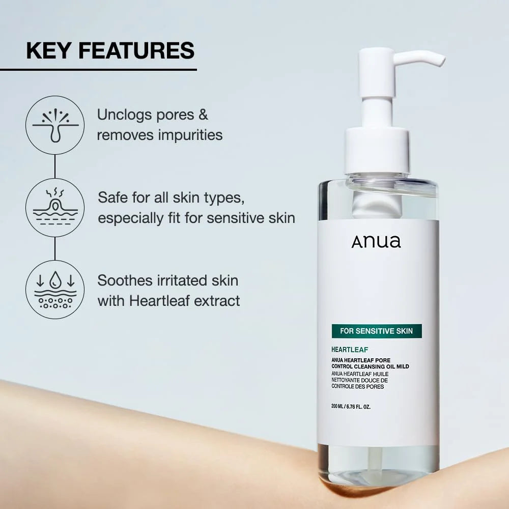 ANUA Heartleaf Pore Cleansing Oil - 200ml khubsurti.pk