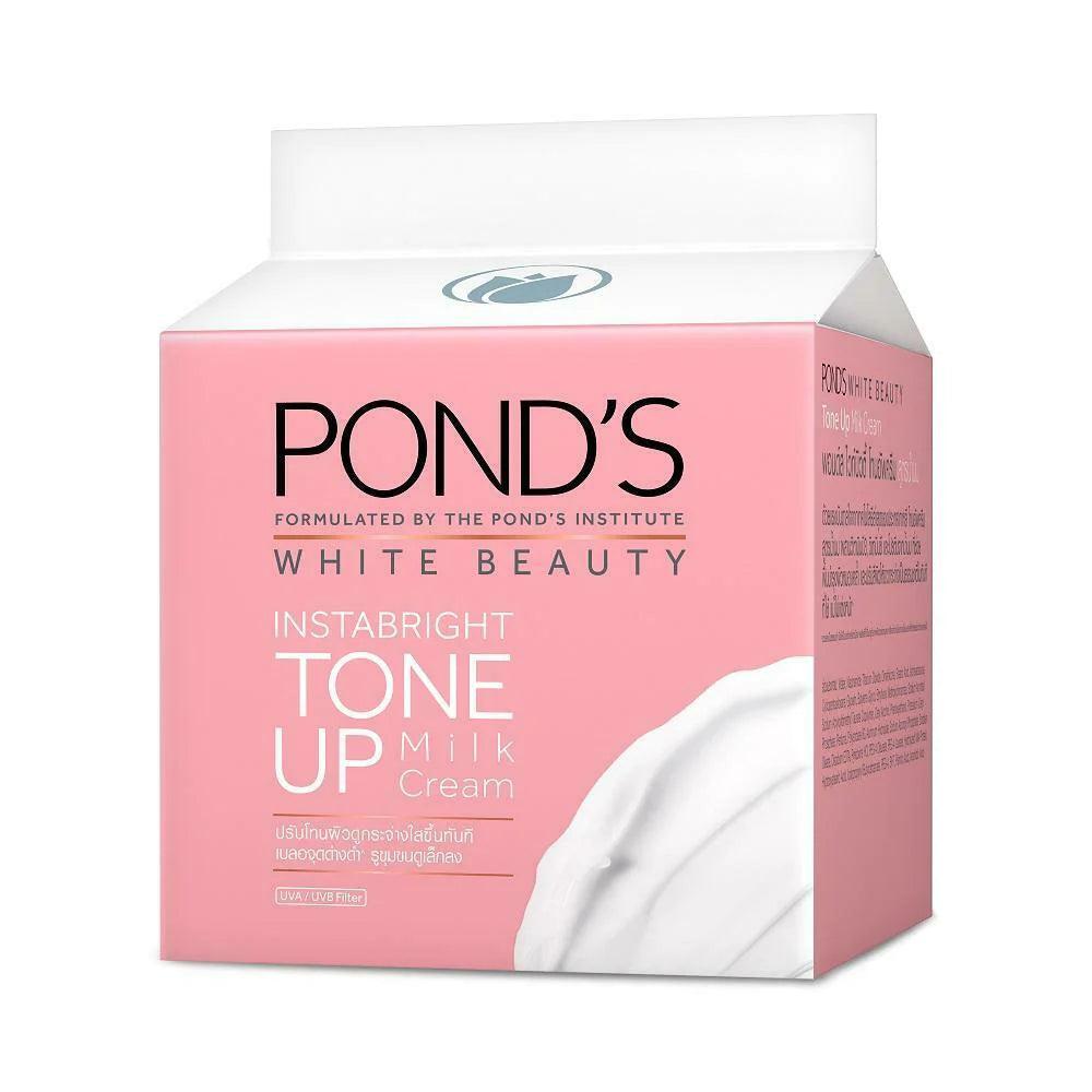 Pond’s White Beauty Insta Bright Tone Up Milk Cream 50g – Glow & Care khubsurti.pk