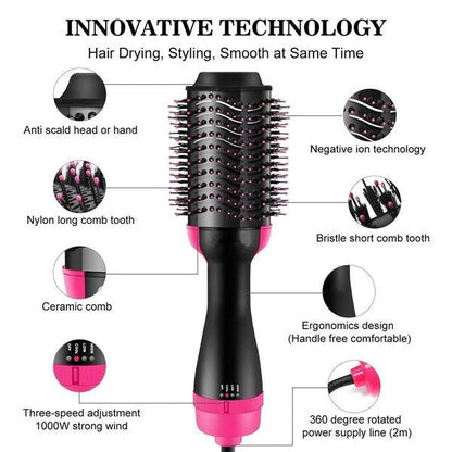 One Step Hot Air Brush - Dryer + Straightener with Gift Hair Hold Spray khubsurti.pk One Step Hot Air Brush - Dryer + Straightener with Gift Hair Hold Spray wddtrn-rx.myshopify.com
