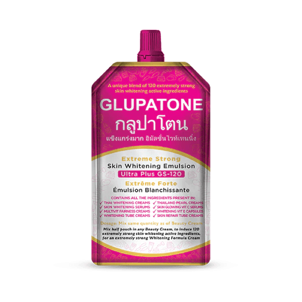 Glupatone Extreme Strong Skin Whitening Emulsion Ultra Plus GS-120 khubsurti.pk