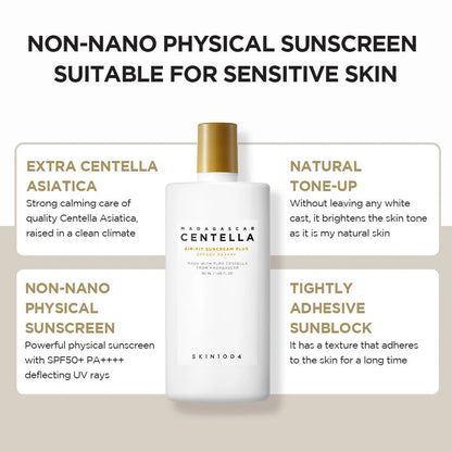 SKIN 1004 - Madagascar Centella Air Fit Suncream SPF 50 - 50 ml 12 Reviews