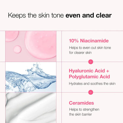 Anua 10% Niacinamide+ 4% Tranexamic Acid Serum Korean Skin Care khubsurti.pk