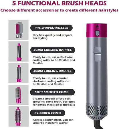 5 in 1 Hot Hair Dryer With Free Gift Hair Hold Spray khubsurti.pk 5 in 1 Hot Hair Dryer With Free Gift Hair Hold Spray wddtrn-rx.myshopify.com