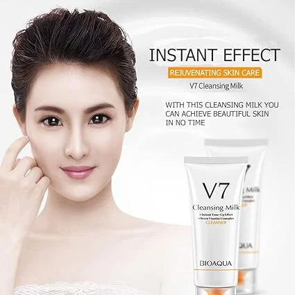 Bioaqua V7 Deep Hydration Facial Cleansing Milk (Cleanser) khubsurti.pk Bioaqua V7 Deep Hydration Facial Cleansing Milk (Cleanser) wddtrn-rx.myshopify.com