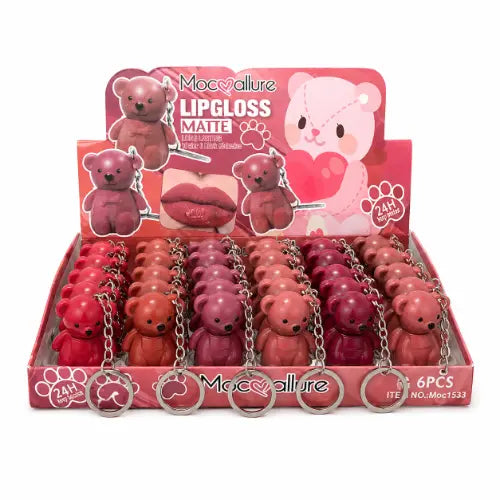 Mocallure Bear Lip Gloss Set (6PCS)