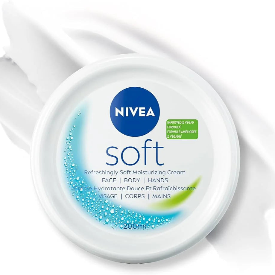 Nivea Soft Refreshingly Soft Moisturizing Cream, Jojoba Oil + Vitamin-E khubsurti.pk