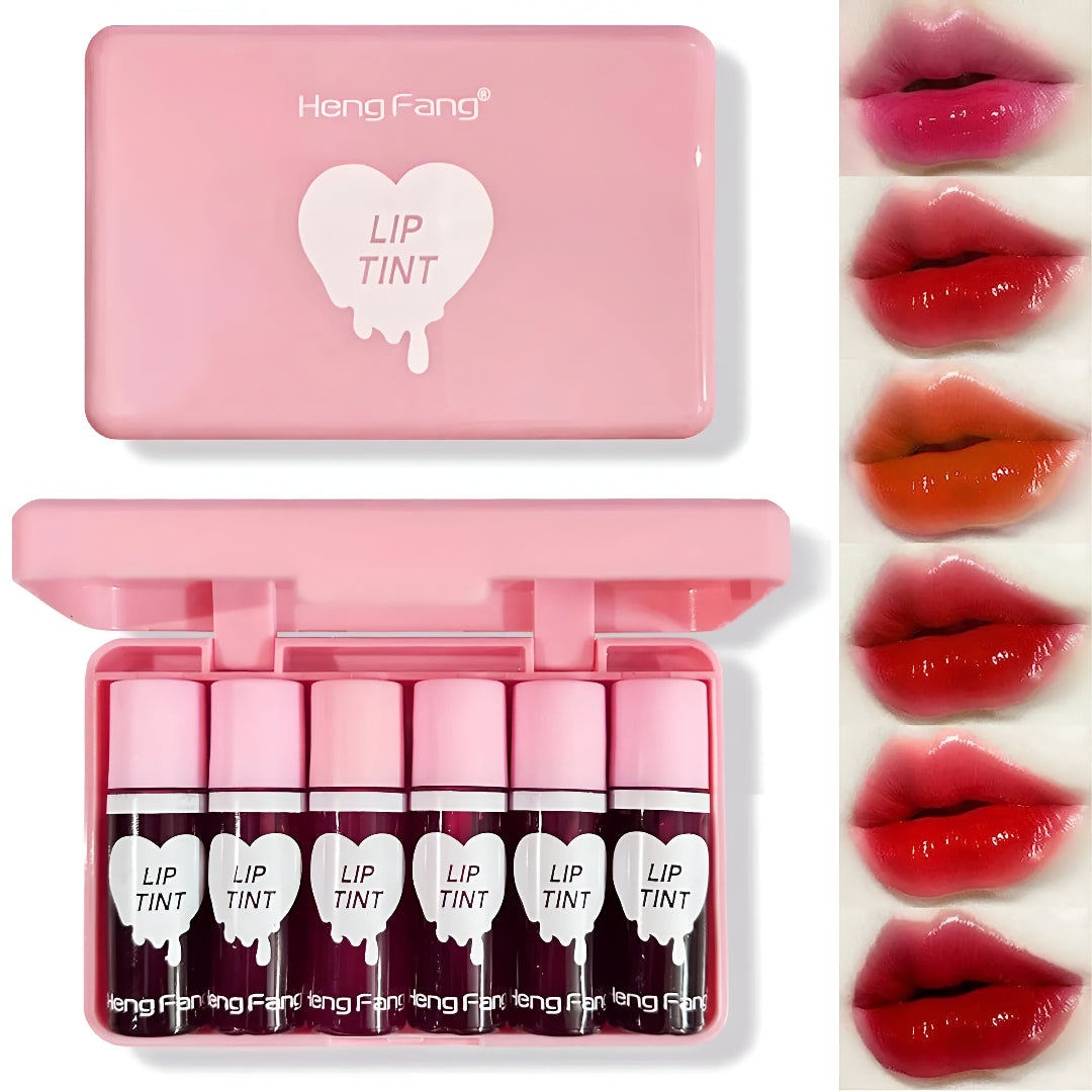 Heng Fang Lip and Cheek Tint 6 Pcs Set khubsurti.pk