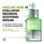 ANUA Azelaic Acid 10 Hyaluron Redness Soothing Serum 30ml for sensitive and blemish-prone skin