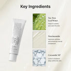 Acne & Barrier Care Duo with tea tree leaf water, niacinamide and ceramide NP for soothing skin hydration