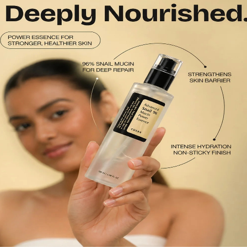 COSRX Advanced Snail 96 Mucin Power Essence 100ml with 96.3% snail secretion filtrate for hydrating skincare