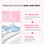 Anua 10% Niacinamide + 4% Tranexamic Acid Serum 30ml for Dark Spots and Uneven Skin Tone