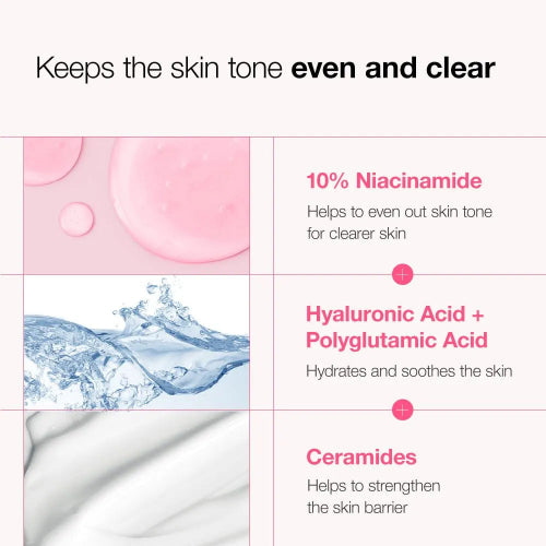 Anua 10% Niacinamide + 4% Tranexamic Acid Serum 30ml for Dark Spots and Uneven Skin Tone