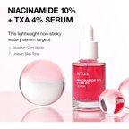 Anua 10% Niacinamide + 4% Tranexamic Acid Serum 30ml for Dark Spots and Uneven Skin Tone