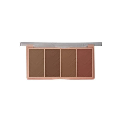 Aqua Color Line Bloom Blusher Glow & Contouring Kit - khubsurti