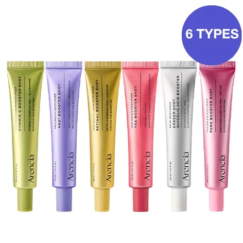 Arencia Booster Shot Serum 6 Types Vitamin C Niacinamide Retinal TXA Elastomer PDRN