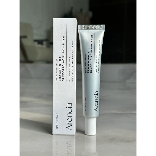 Arencia Eraser Shot Glycolic Acid Booster 30ml with Glycolic Acid and BHA for pores and skin texture