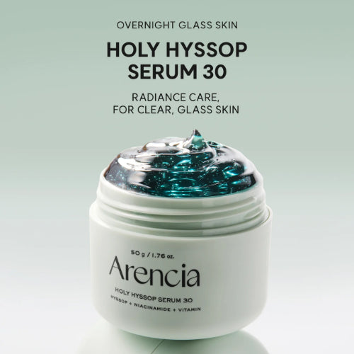 Arencia Holy Hyssop Serum, Arencia Serum 30, Holy Hyssop Serum, Korean Face Serum, Niacinamide Serum, Vitamin C Serum, Hyaluronic Acid Serum, Brightening Serum, Hydrating Face Serum, Korean Skincare