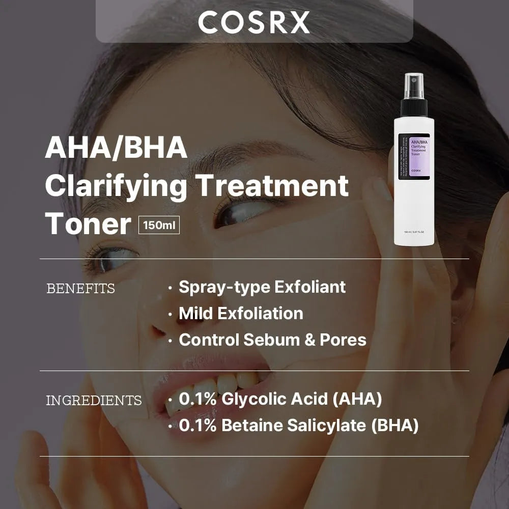 COSRX - AHA BHA Clarifying Treatment Toner - 150ml khubsurti.pk