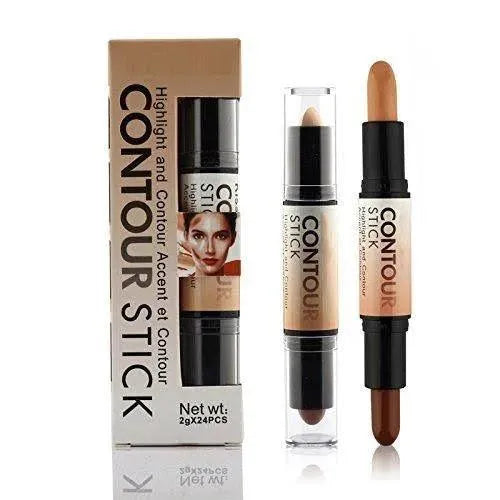 Contour Stick for highlighting and facial contouring with dual shades