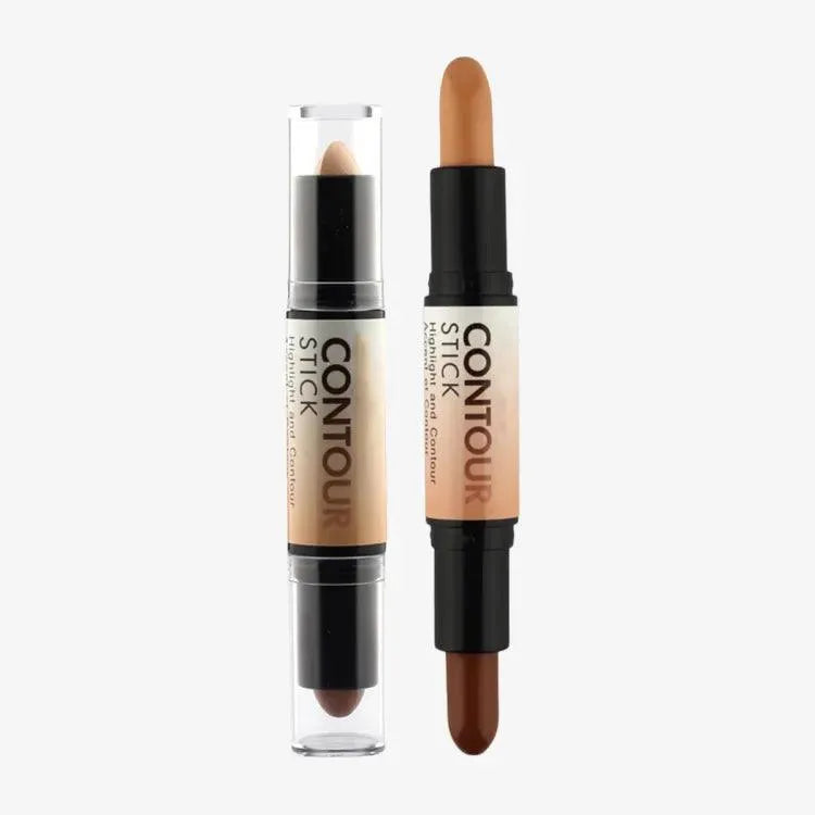 Contour Stick for highlighting and facial contouring with dual shades