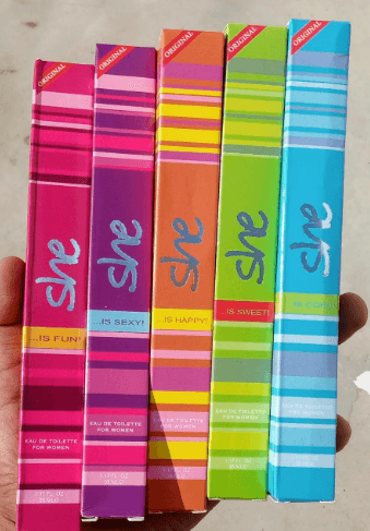 She Perfume (Pack of 5) khubsurti.pk
