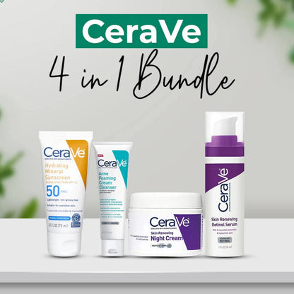 CeraVe 4 in 1 Skincare Bundle khubsurti.pk