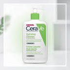 CeraVe Hydrating Facial Cleanser for normal to dry skin with ceramides and hyaluronic acid