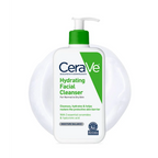 CeraVe Hydrating Facial Cleanser for normal to dry skin with ceramides and hyaluronic acid