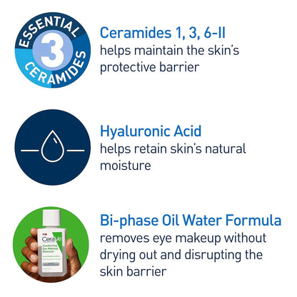 Original Cerave Comforting Eye Makeup Remover 118ml khubsurti.pk