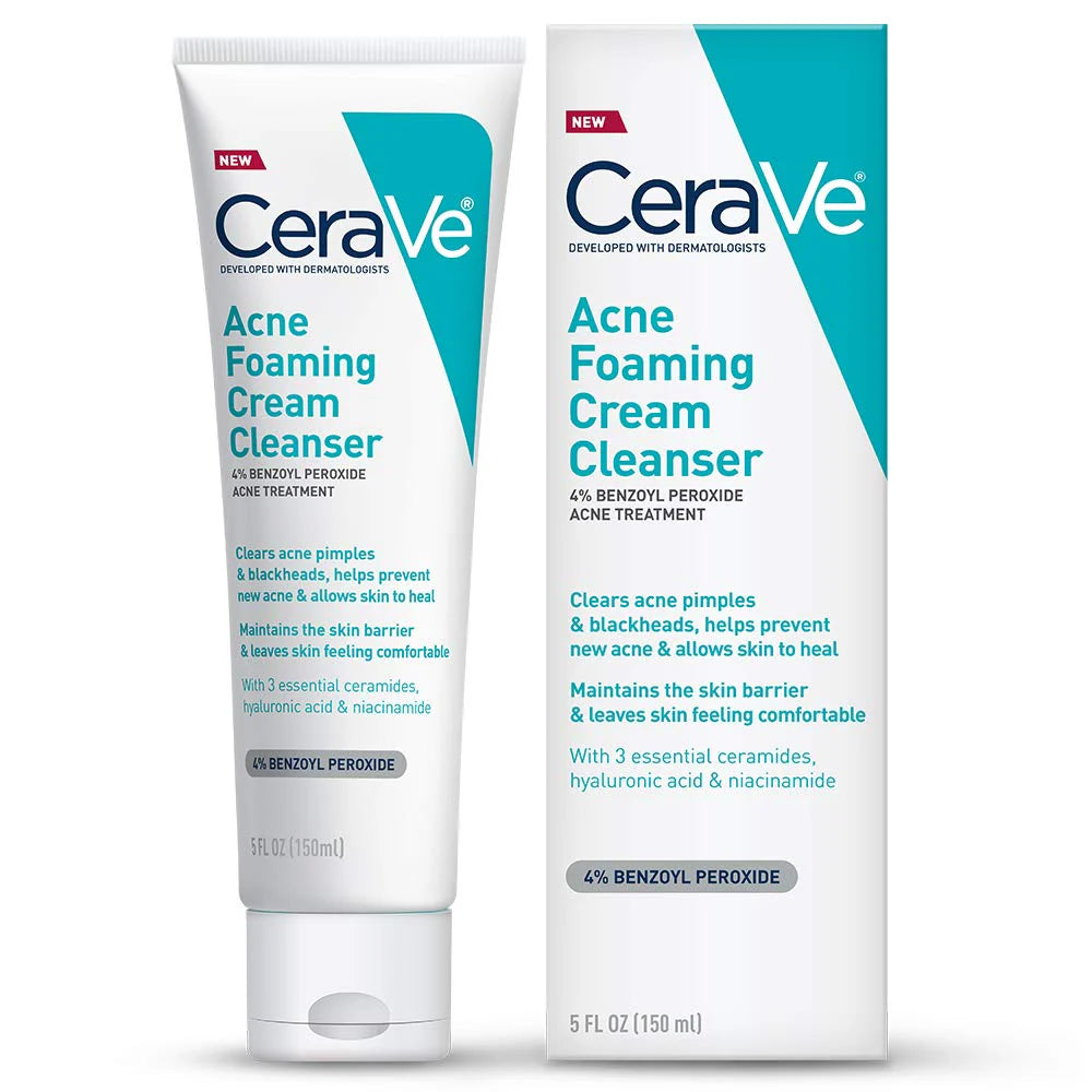 CeraVe Acne Foaming Cream Cleanser 4% 150ml