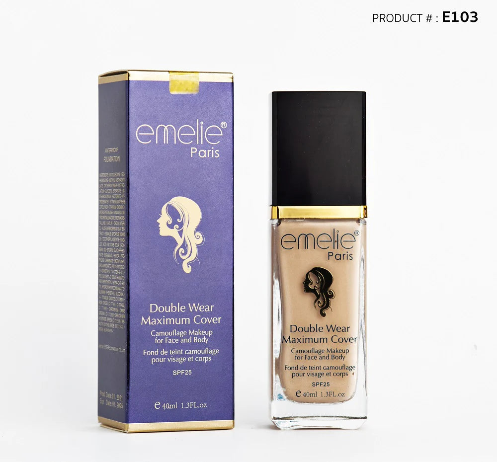 Emelie Paris Double Wear Maximum Cover Waterproof Foundation khubsurti.pk Emelie Paris Double Wear Maximum Cover Waterproof Foundation wddtrn-rx.myshopify.com