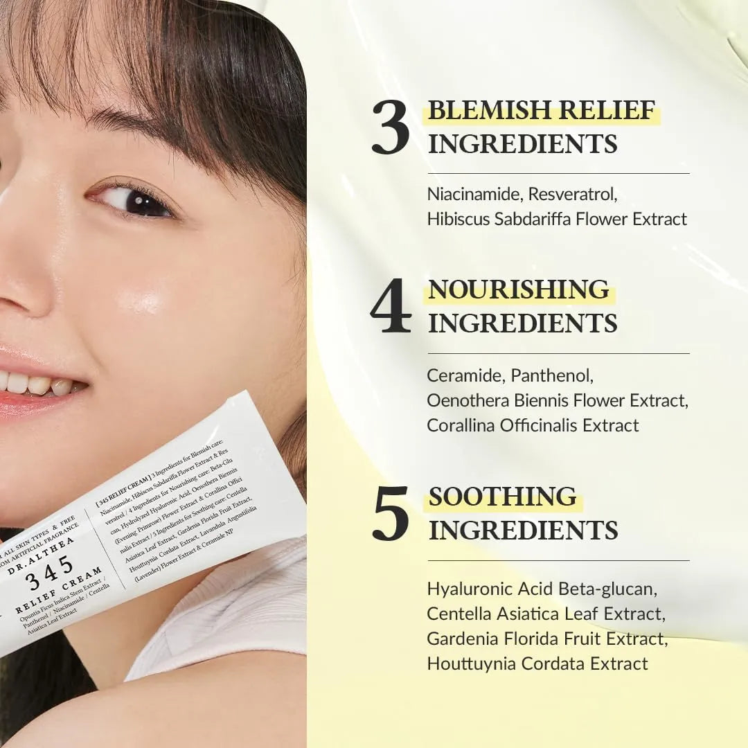 Original - Dr Althea - 345 Cream relief Cream For All Skin Type - 50ml