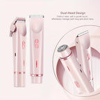 Dual Head Electric Facial Hair Remover & Trimmer for Women