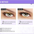 Bioaqua Nourishing Liquid Eyelashes Serum 7ml in a silver bottle with purple packaging.