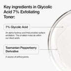 Glycolic Acid 7% Toning Solution for Smooth, Radiant Skin