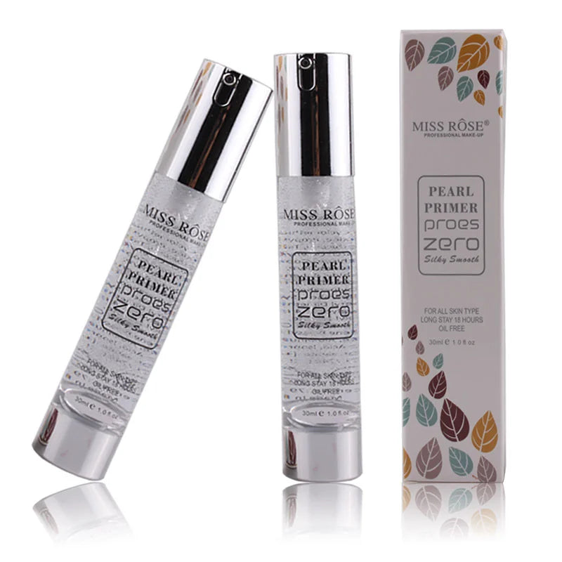 Miss Rose Pearl Primer Pores Zero Silky Smooth 30ml khubsurti.pk