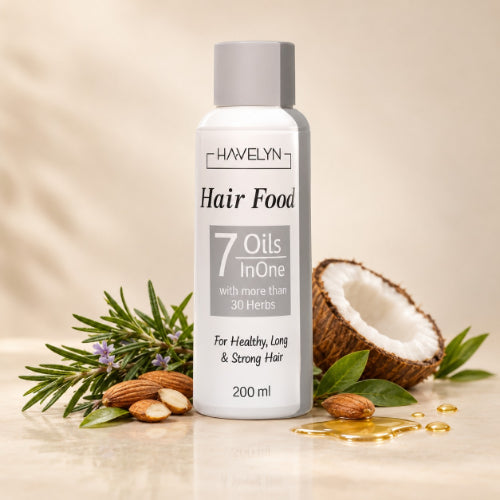 Havelyn Hair Food Oil 7 In One Herbal Hair Oil with 7 Oils and 30+ Ayurvedic Herbs