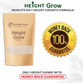 Height Grow Pack Growth Support Supplement with Vitamins Minerals Amino Acids and Herbal Extracts
