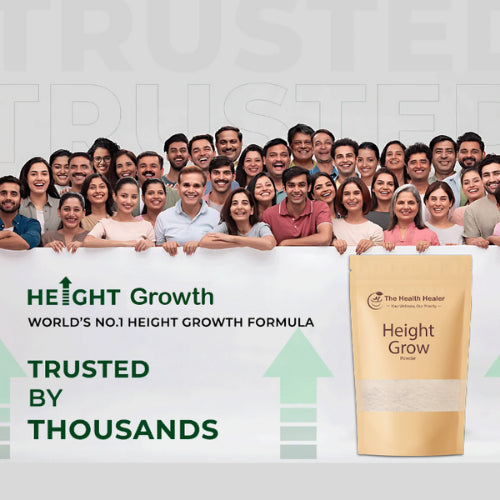 Height Grow Pack Growth Support Supplement with Vitamins Minerals Amino Acids and Herbal Extracts