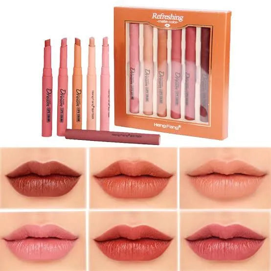 Heng Fang Silky Touch Refreshing Matte Dream Lips | 6 - Pack khubsurti.pk Heng Fang Silky Touch Refreshing Matte Dream Lips | 6 - Pack wddtrn-rx.myshopify.com
