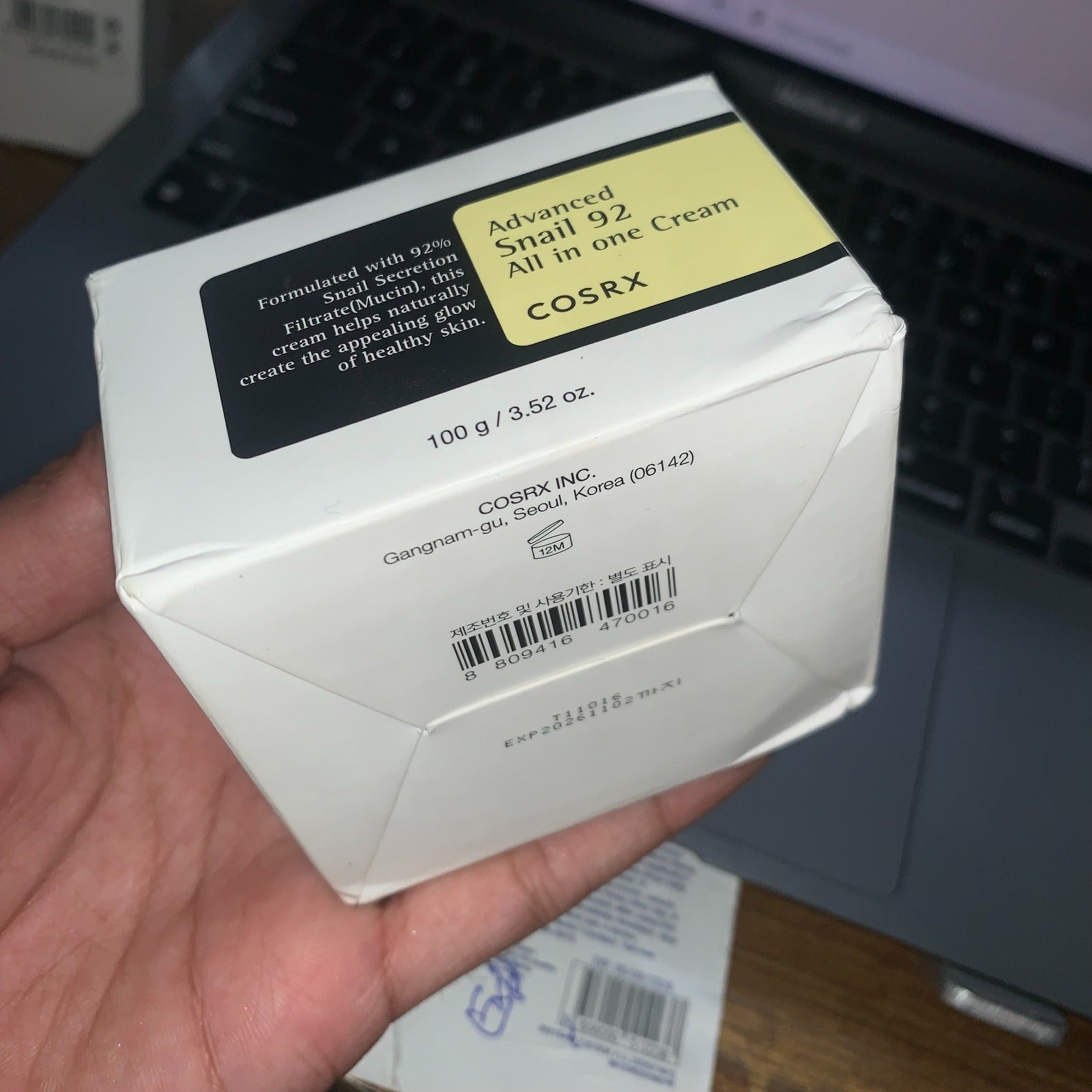 COSRX Advanced Snail 92 All‑in‑One Cream - 100g khubsurti.pk