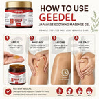 Japanese Soothing Massage Gel for Muscle and Joint Massage with Fast-Absorbing Non-Greasy Formula