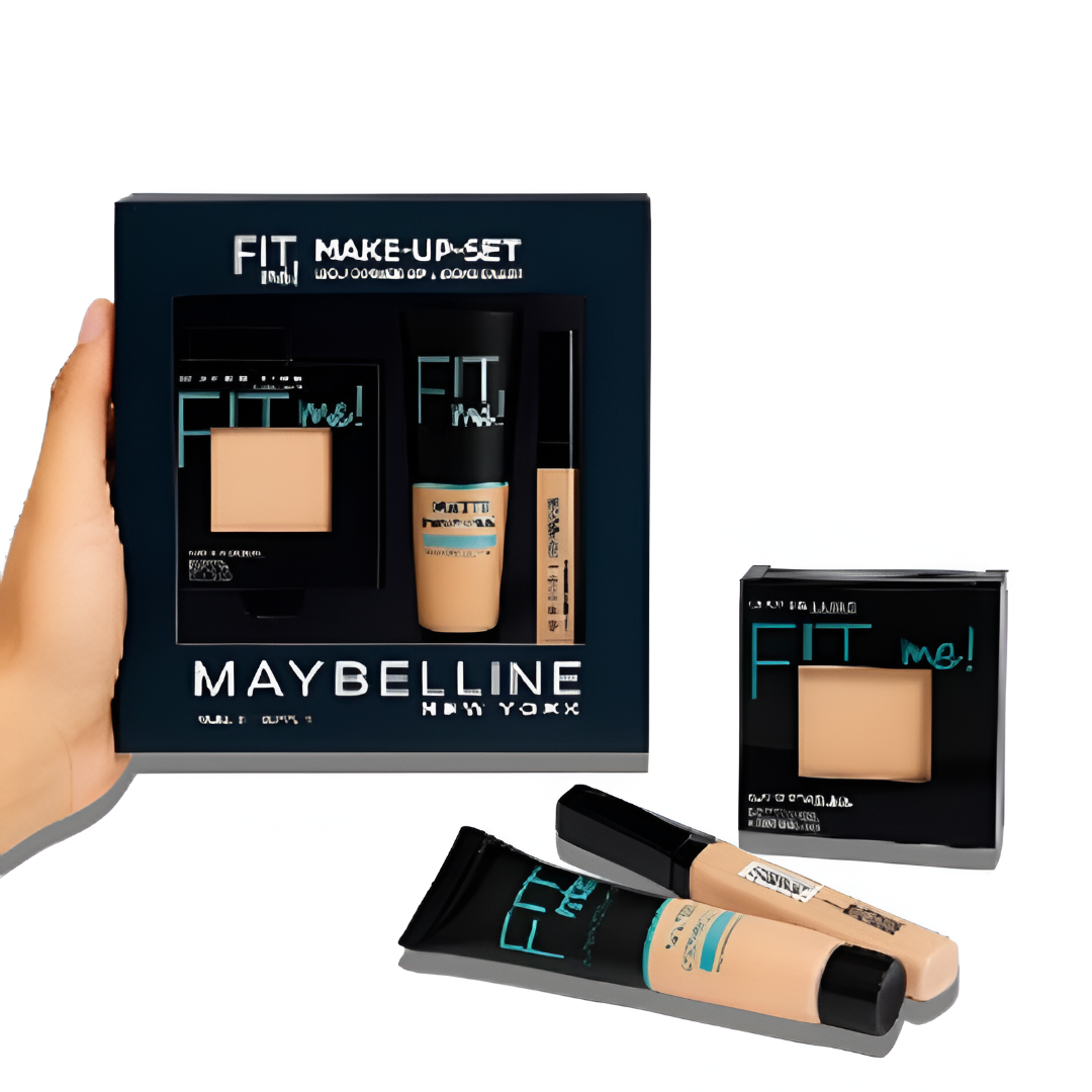 Fitme Maybelline 3 in 1 set ( face powder , foundation tube and foundation stick khubsurti.pk Fitme Maybelline 3 in 1 set ( face powder , foundation tube and foundation stick wddtrn-rx.myshopify.com