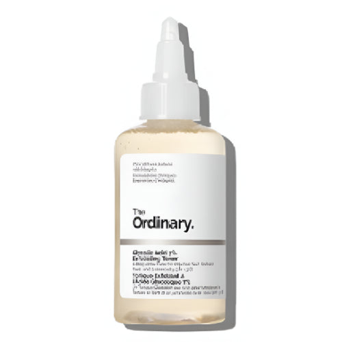 The Ordinary Glycolic Acid 7% Toning Solution bottle with its product packaging.