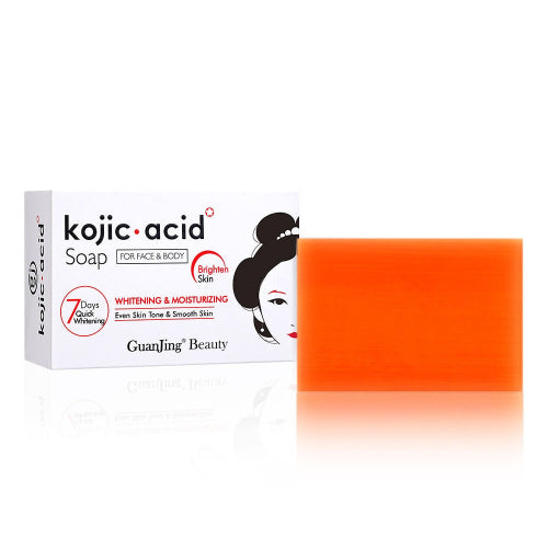 Kojic Acid Brightening Soap Bar for Face and Body with Coconut Oil and Tea Tree Oil