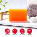Kojic Acid Brightening Soap Bar for Face and Body with Coconut Oil and Tea Tree Oil