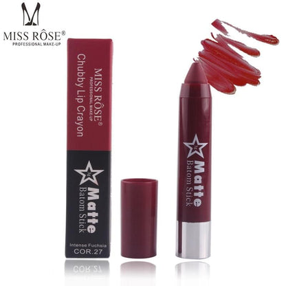 MISS ROSE Matte Lip Balm Crayon khubsurti.pk