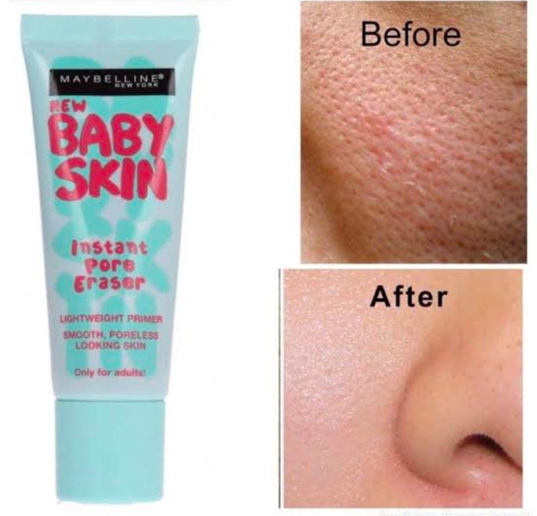 Maybelline Baby Skin Instant Pore Eraser Primer 20ml clear pore-blurring makeup primer
