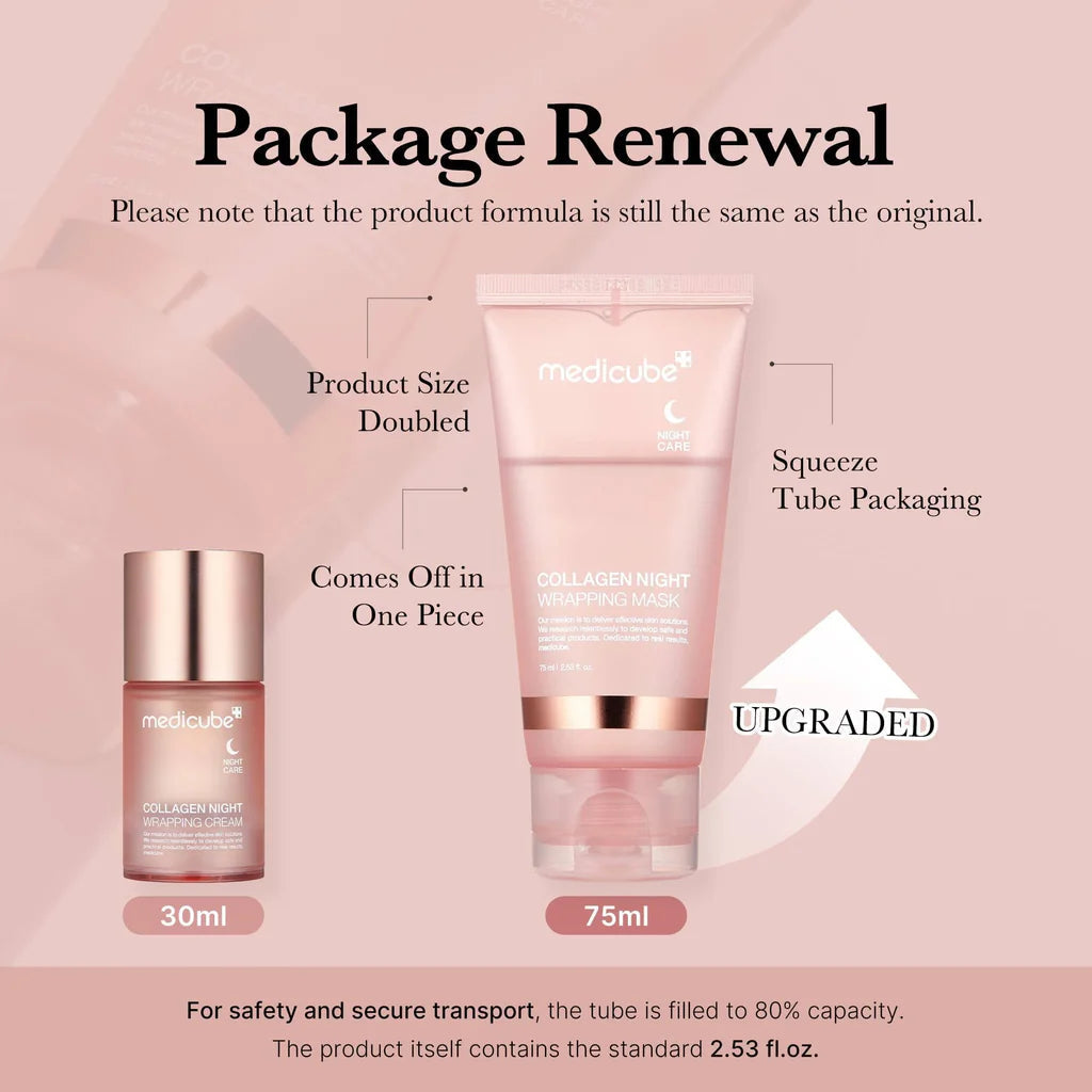 Medicube Collagen Night Wrapping Mask - 75ml khubsurti.pk Medicube Collagen Night Wrapping Mask - 75ml wddtrn-rx.myshopify.com