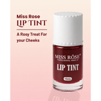 Miss Rose long-lasting lip tint with applicator, waterproof lip and cheek tint for natural, vibrant color.